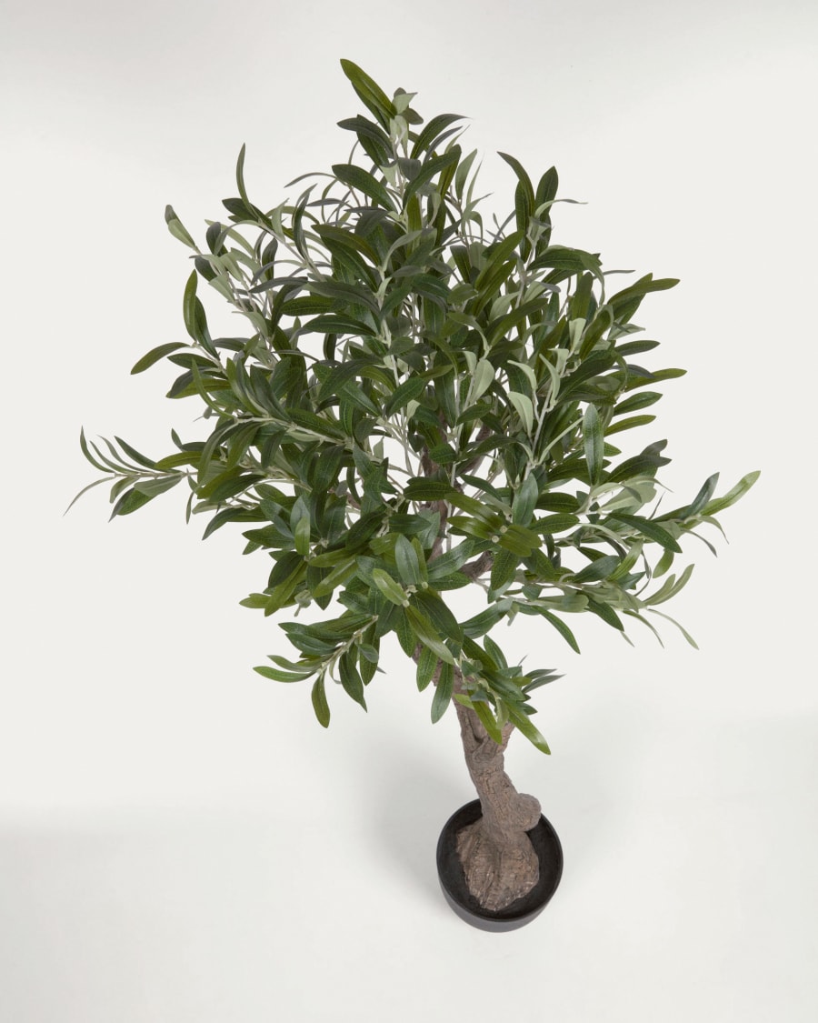 Planta artificial Olivo con maceta negro 140 cm