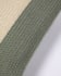 Housse de coussin Leeith 100% PET vert à rayures 45 x 45 cm