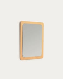 Velma mirror in mustard MDF 47 x 57 cm