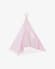 Darlyn 100% pink cotton tipi with solid pine wood legs
