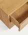 Abilen oak veneer and white lacquer bedside table, 53 x 44 cm, 100% FSC™ certified
