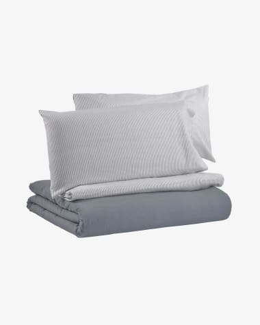 Mariel bedding set duvet cover, fitted sheet, pillowcase 135x190cm organic cotton (GOTS)