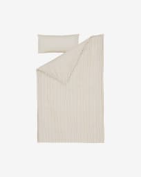 Ghia bedding set of duvet cover,fitted sheet,pillowcase 90 x 190 cm organic cotton (GOTS)
