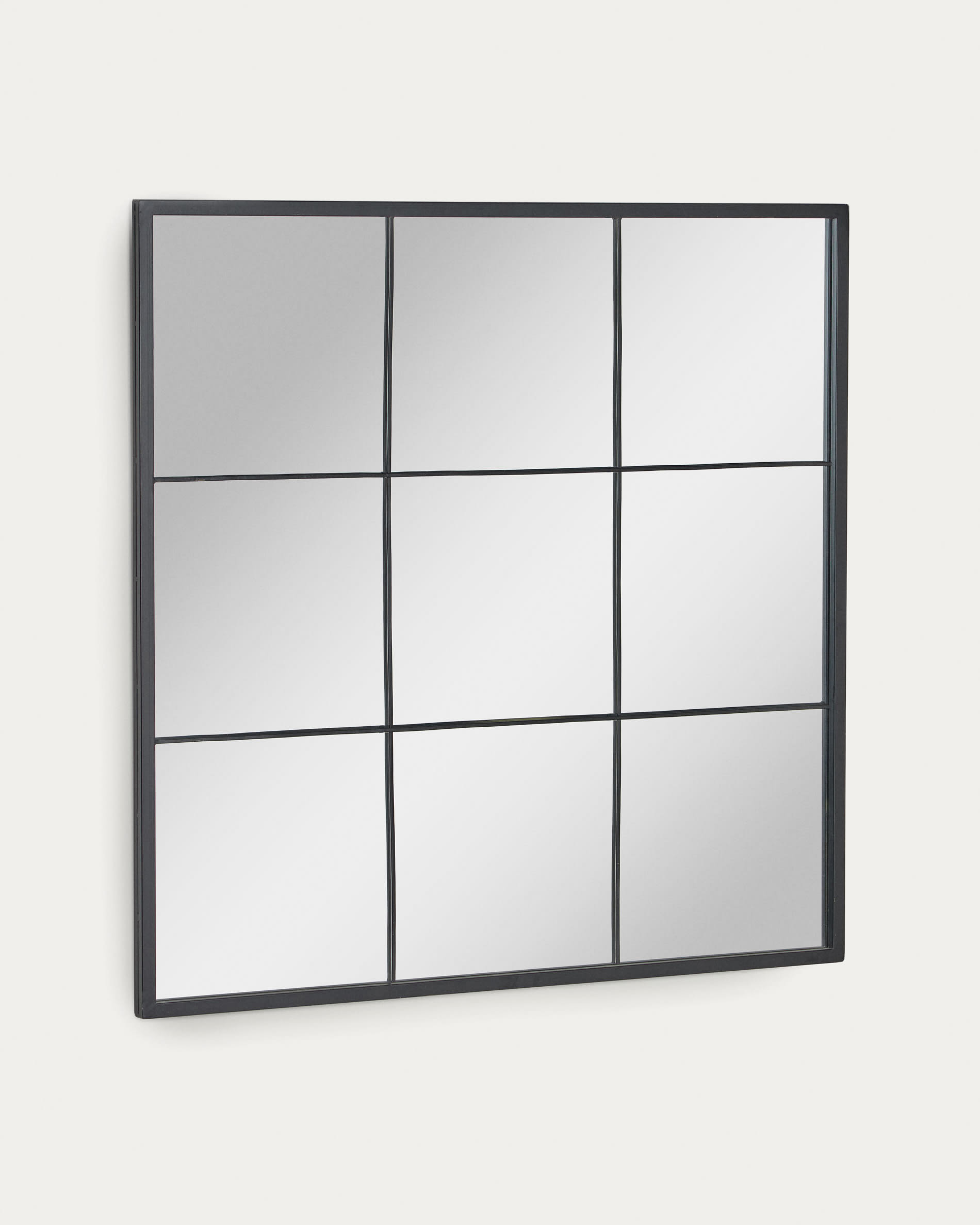 Espejo de pared 80x80 cm plateado HONFLEUR 