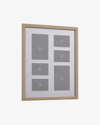 Luah houten fotolijst met lichtafwerking 39 x 49 cm