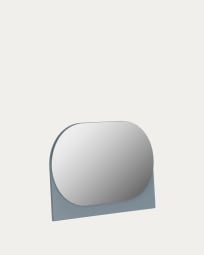 Espejo Mica de MDF gris 23 x 16 cm