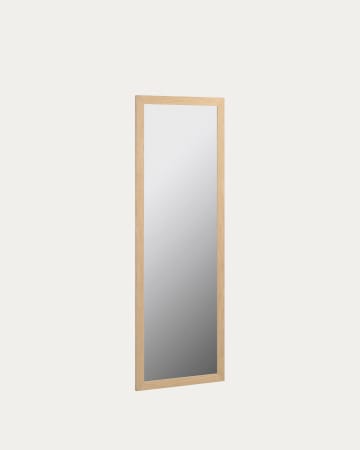 Miroir Wilany 52,5 x 152,5 cm avec finition naturelle