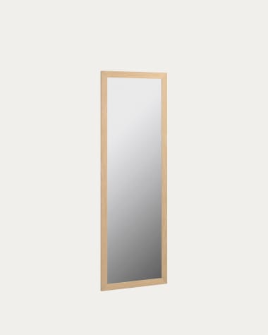 Miroir Wilany 52,5 x 152,5 cm avec finition naturelle