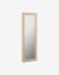 Yvaine wide frame mirror natural finish 52,5 x 152 cm