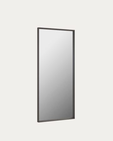 Specchio Nerina 80 x 180 cm con finitura scura