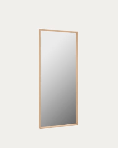 Espejo Nerina 80 x 180 cm con acabado natural