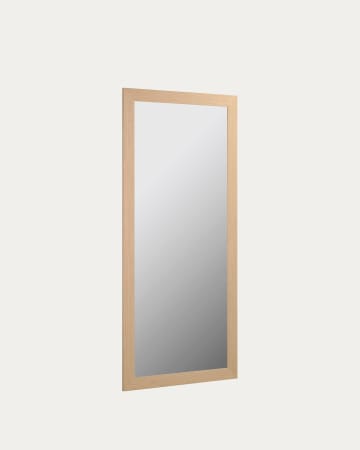 Miroir Yvaine 80,5 x 180,5 cm avec finition naturelle