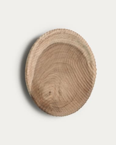 Melya Wanddeko aus massivem Munggur Holz Ø 48 cm