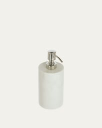 Dispensador de jabón Elenei de mármol blanco