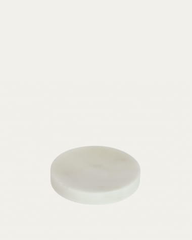 Jabonera Elenei de mármol blanco