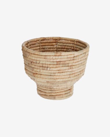 Colomba planter made from natural fibres, 35 cm