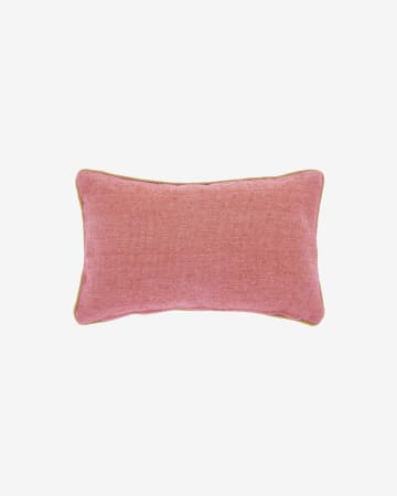 Dalila PET terracotta cushion cover 30 x 50 cm