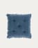 Brunela 100% cotton blue chair cushion 45 x 45 cm