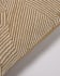 Devi 100% cotton cushion cover with beige and brown stripes 30 x 50 cm
