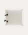 Varina 100% cotton cushion cover in white 45 x 45 cm