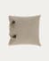 Varina 100% cotton cushion cover in brown 45 x 45 cm