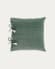 Varina 100% cotton cushion cover in green 45 x 45 cm