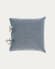 Varina 100% cotton cushion cover in blue 45 x 45 cm