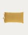Tazu 100% linen cushion cover in mustard 30 x 50 cm