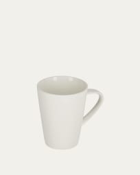 Pierina porcelain cup in white