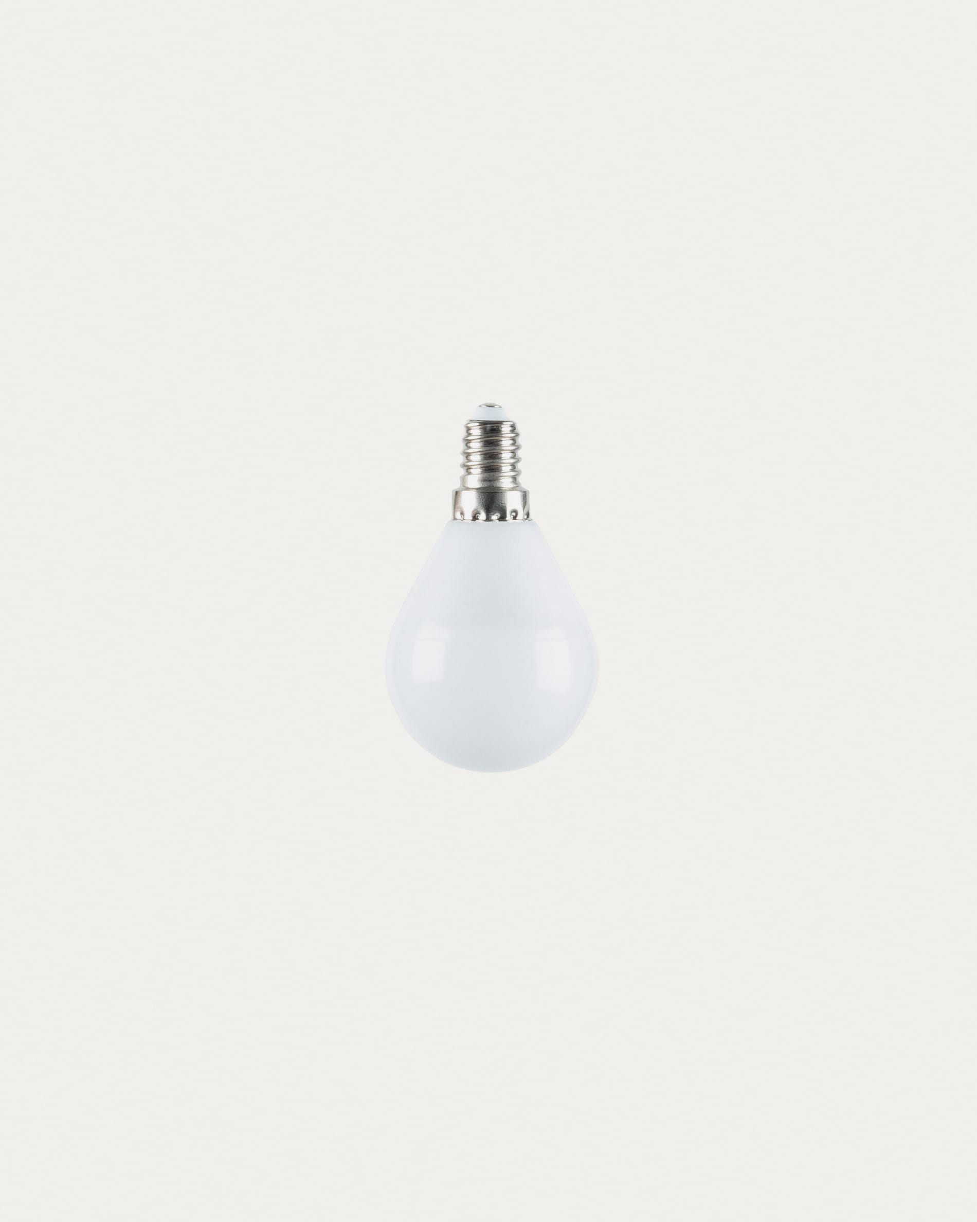 Bombilla LED Bulb E14 de 4W y 38 mm luz cálida