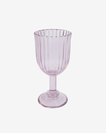 Savelia light pink wine glass, 20cl