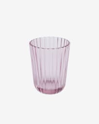 Vaso pequeño Savelia de cristal rosa claro