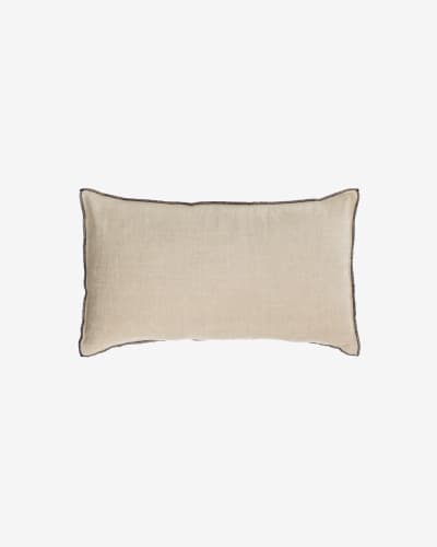 Housse de coussin Elea 100% lin beige 30 x 50 cm | Kave Home®