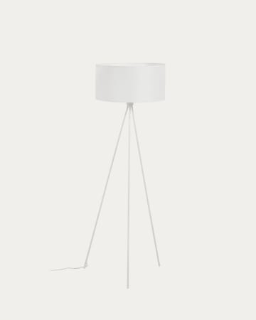 Vloerlamp Ikia metaal wit