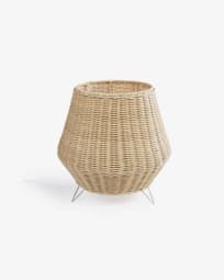 Small Kamaria table lamp in rattan with natural finish1
