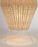 Large Kamaria floor lamp in rattan with natural finish