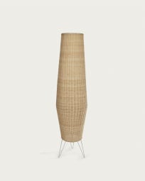 Kamaria large rattan table lamp with natural finish