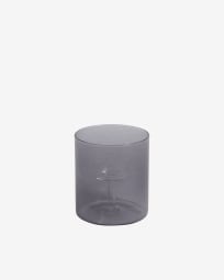 Rylee small candleholder in dark grey
