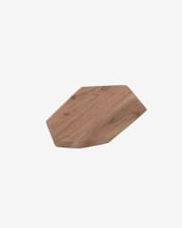 Romina heptagonal serving board in solid acacia wood