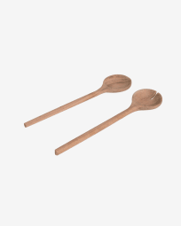 Ruperta set of 2 kitchen utensils in solid acacia wood