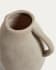 Yandi ceramic jug with a beige finish, 24.5 cm