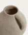 Yandi ceramic jug with a beige finish, 15 cm
