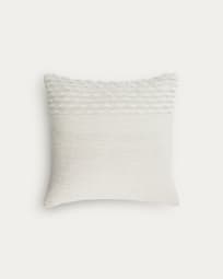 Fodera cuscino Beva bianco 45 x 45 cm