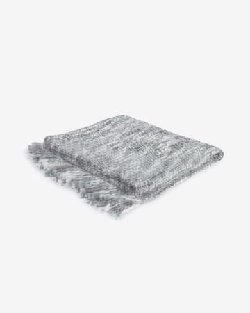 Manta Persis gris y azul 125 x 150 cm