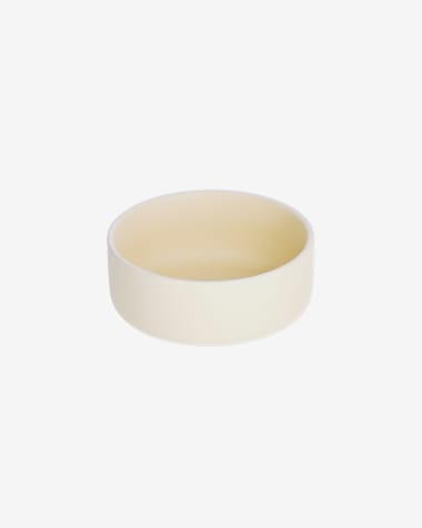 Roperta small porcelain bowl in beige