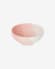 Sayuri small porcelain bowl in pink and white