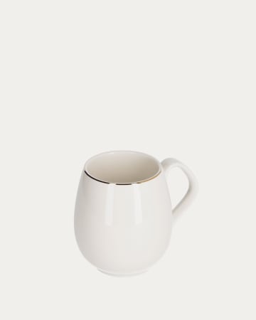 Tasse Taisia en porcelaine blanc