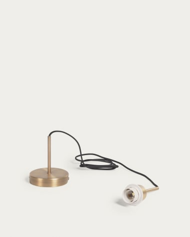 Fulvia ceiling lamp fixtures in metal with a gold finish