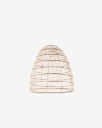 Dunya ceiling light shade in 100% rattan with natural finish Ø 35 cm