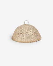 Elli plate cover dome in bamboo with natural finish Ø 28 cm